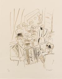 Fernand Leger, (French, 1881-1955), Le cafe (from La ville), 1955