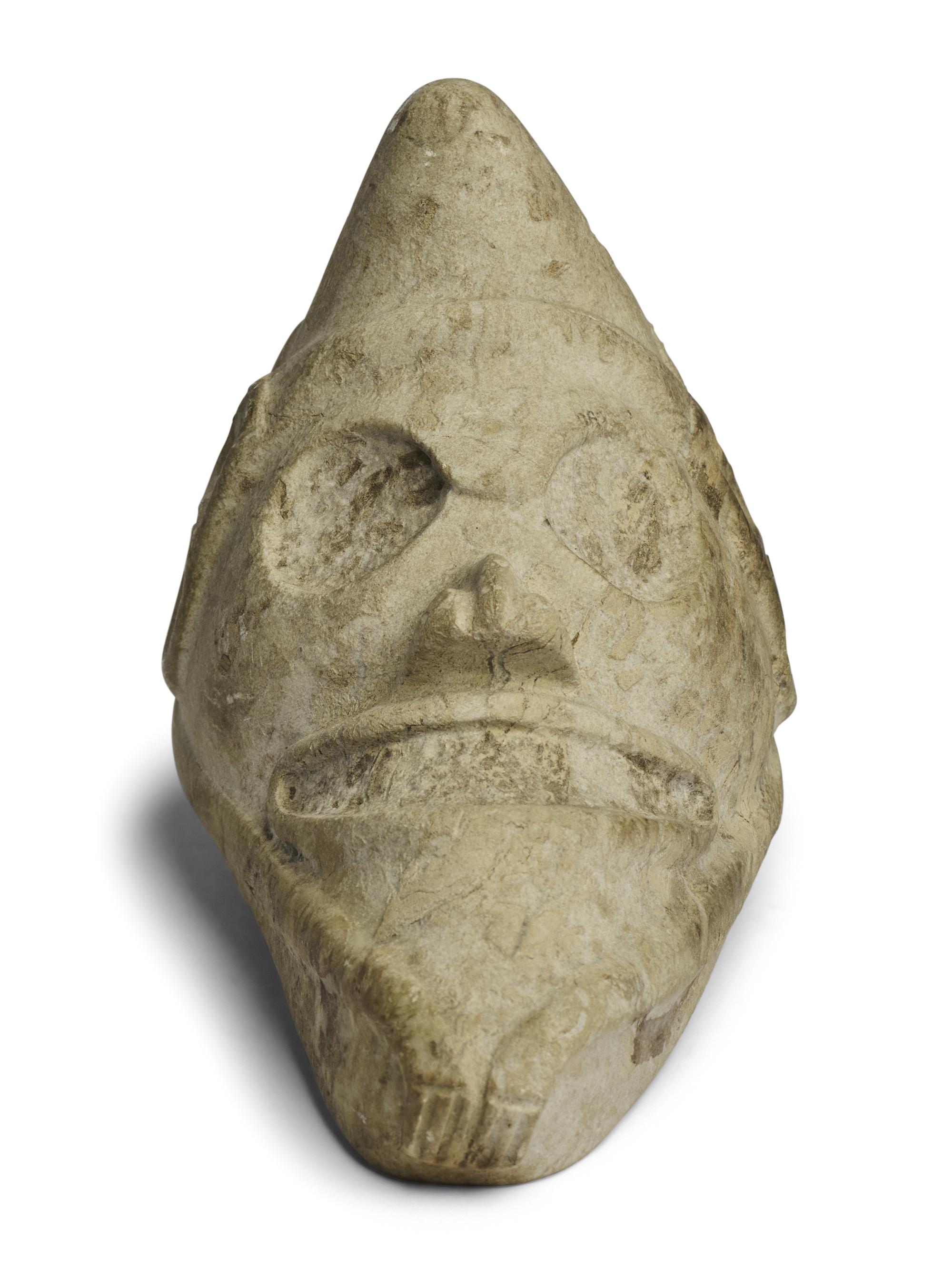 A Taino-Style Stone Trigonalito