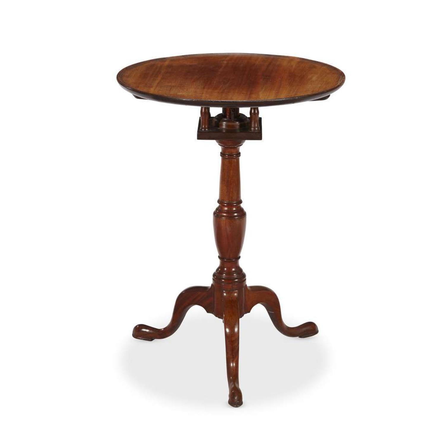 Chippendale mahogany candlestand Philadelphia, PA, circa 1780