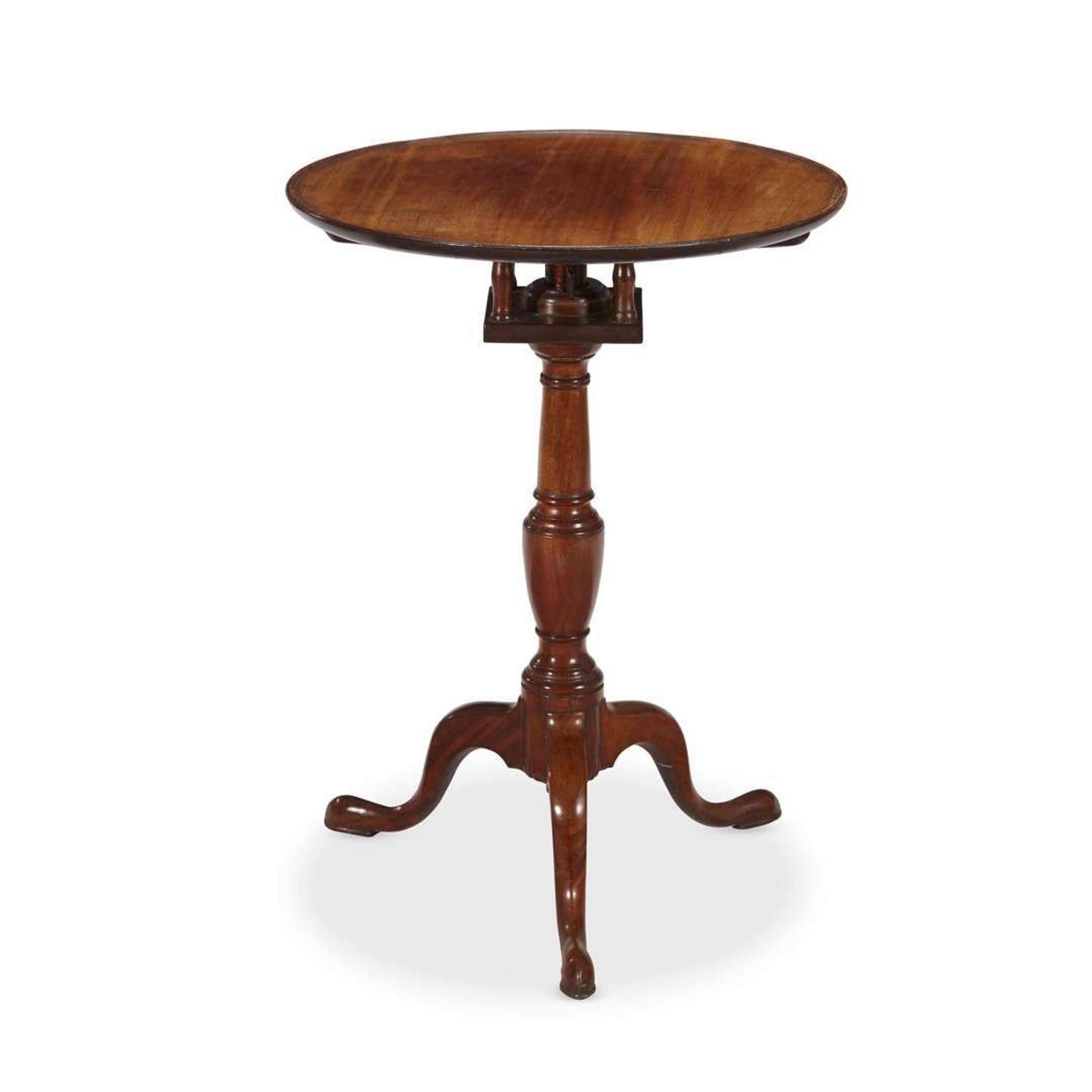 Chippendale mahogany candlestand Philadelphia, PA, circa 1780