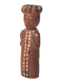 Northwest Coast Carved and Painted Wood Figure