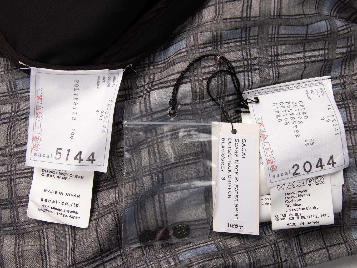 Sacai, Two Asymmetric Blouses