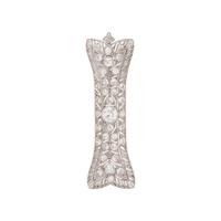 ART DECO, DIAMOND PENDANT/BROOCH