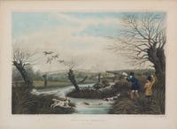 Robert HAVELL JR., after - Robert HAVELL Jr., engraver Image 8 3/8 x 12 1/8 inches. — Partridge Shooting - Pheasant Shooting - Wild Duck Shooting - Snipe Shooting, Plates I-IV