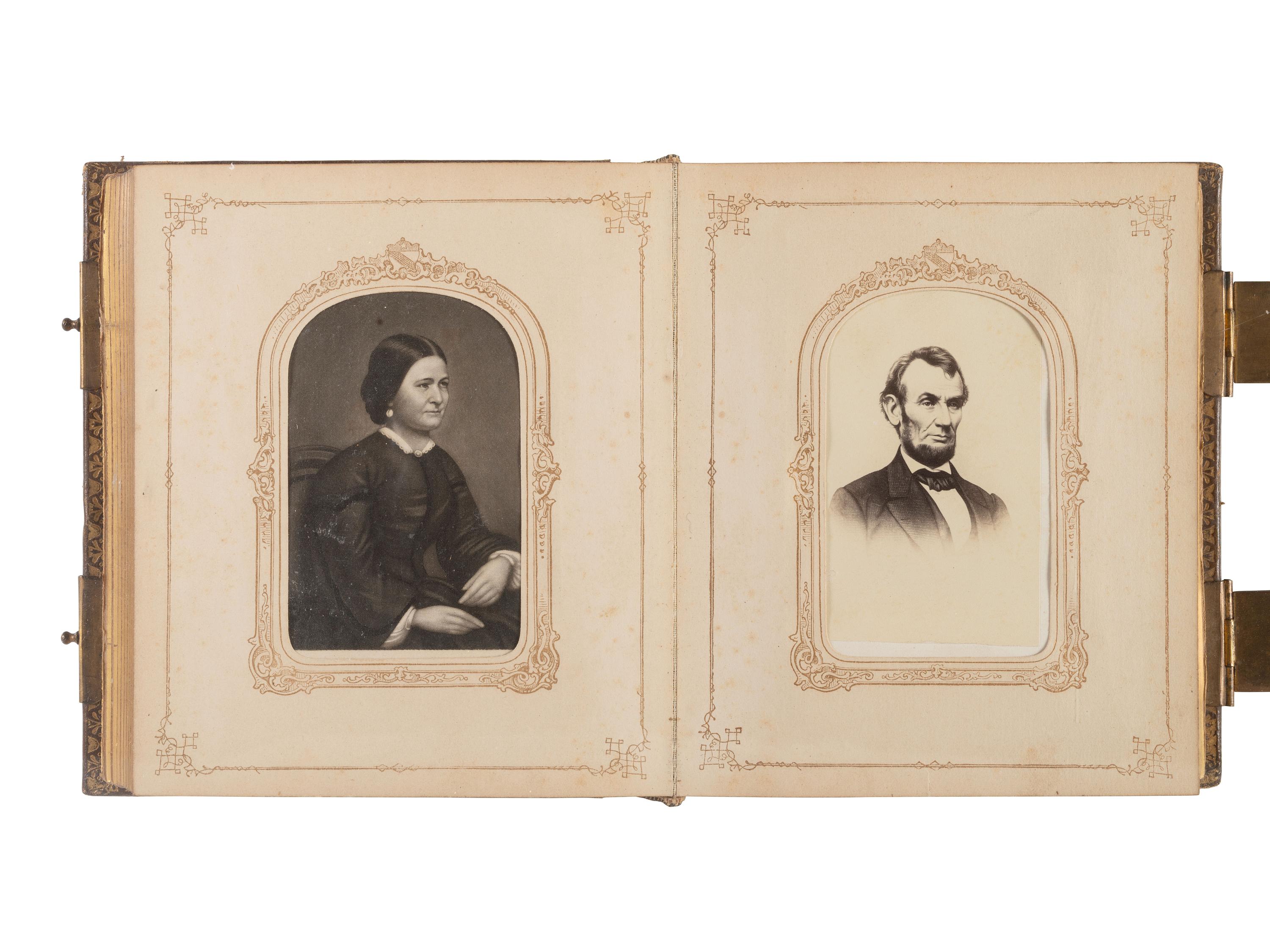 [EARLY PHOTOGRAPHY]. CDV album related to Curtis O. Luce, inventor of agricultural implements, incl. images of his hay rakes.