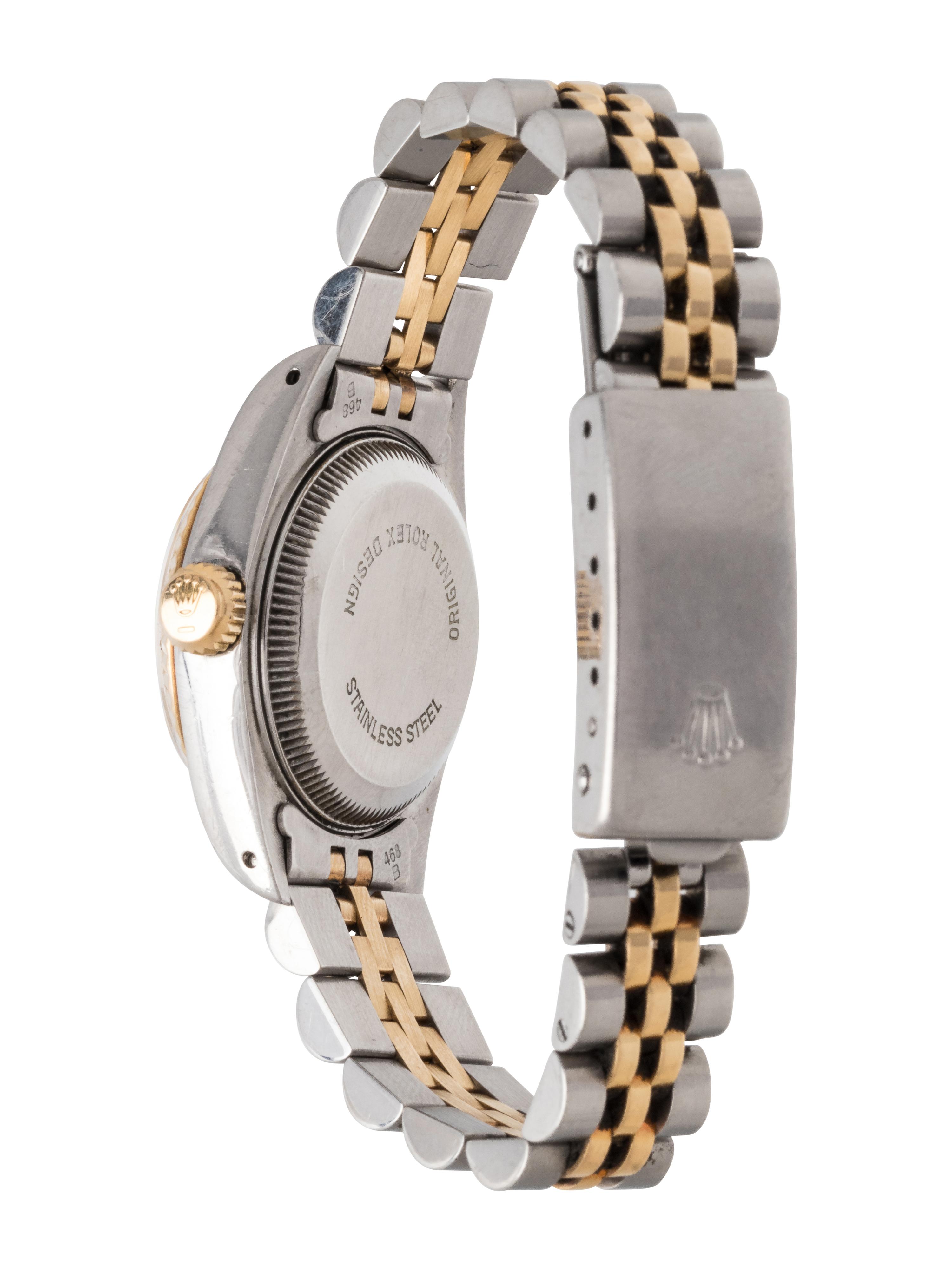 ROLEX, STAINLESS STEEL AND YELLOW GOLD REF. 69173 'OYSTER PERPETUAL DATEJUST' WRISTWATCH, CIRCA 1989