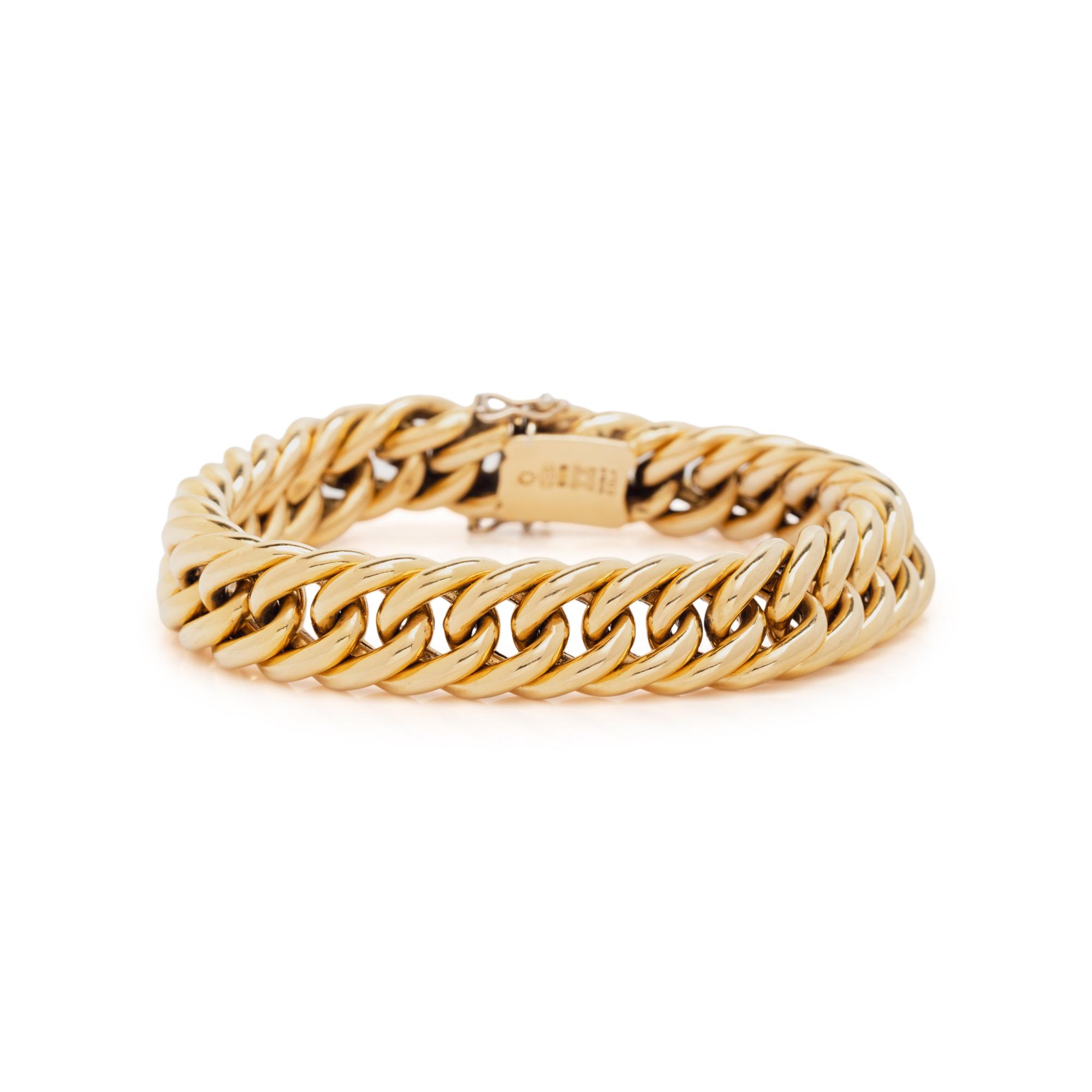 NICOLIS COLA, YELLOW GOLD BRACELET