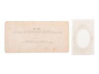 [CIVIL WAR]. Stereoview of a Rebel casualty and CDV of armed soldier, with additional photographs.
