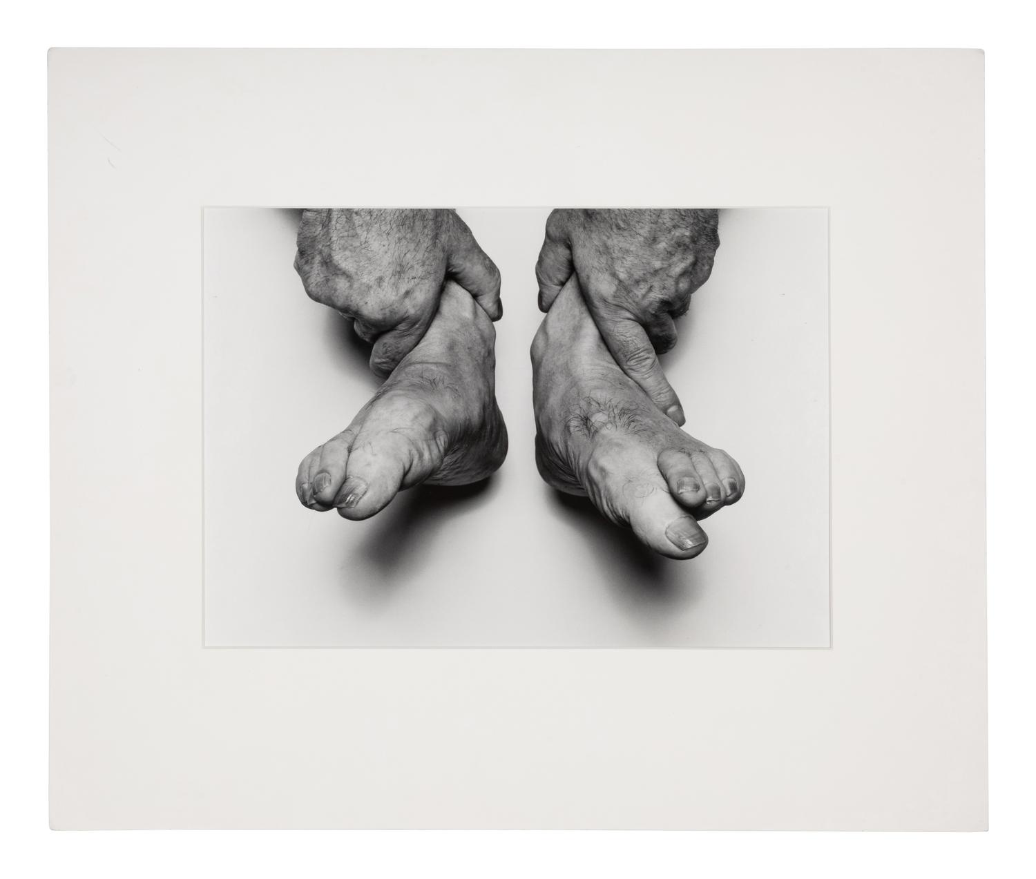 John Coplans (1920-2003) Hands Holding Feet, 1985