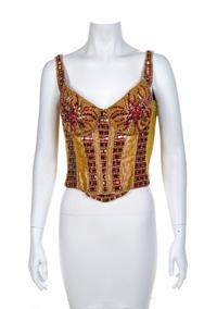 Three J & M Costumers Hollywood Rhinestone Bustiers, 1990-2000s No size label
