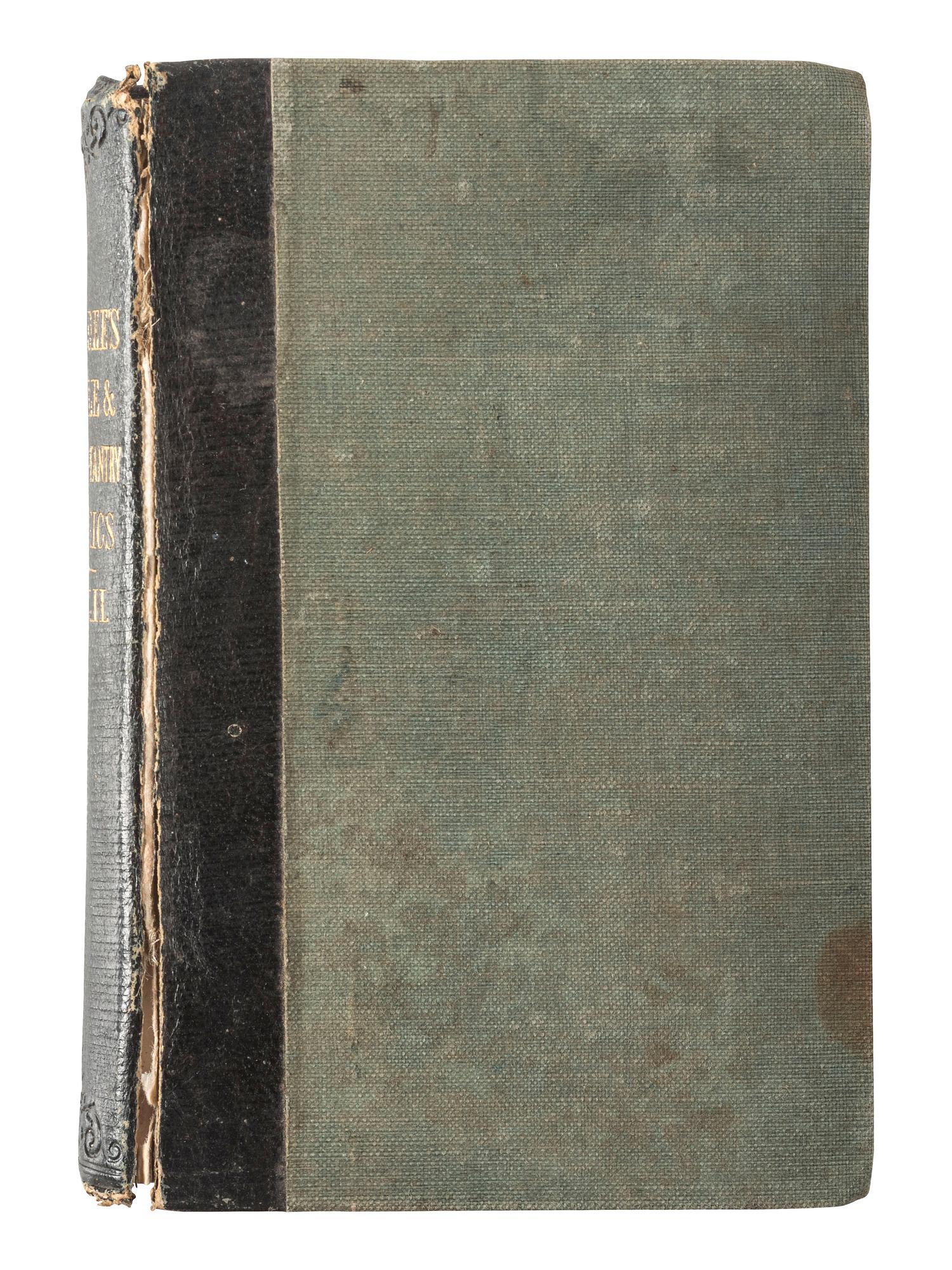 [CIVIL WAR]. HARDEE, William J. (1815-1873). Rifle and Light Infantry Tactics . Vol. II. Identified to E.S. Robinson, Co. H, 14th Maine Regiment.