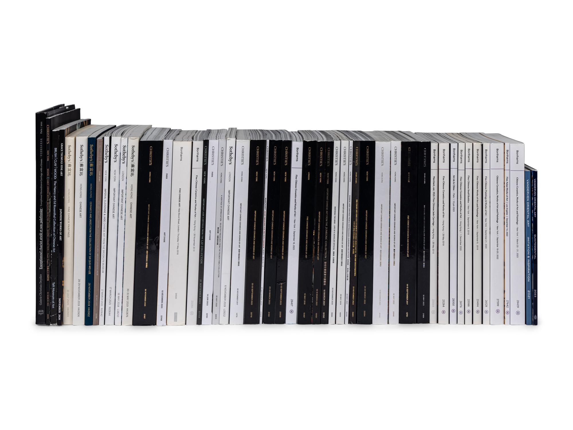 [CATALOGUES] a group of dealers and auction catalogs about Chinese Works of Art, comprising: