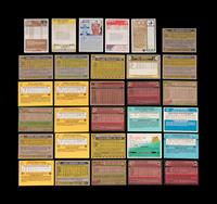 A Group of 41 Modern Hall of Fame, Star and Rookie Baseball Cards,