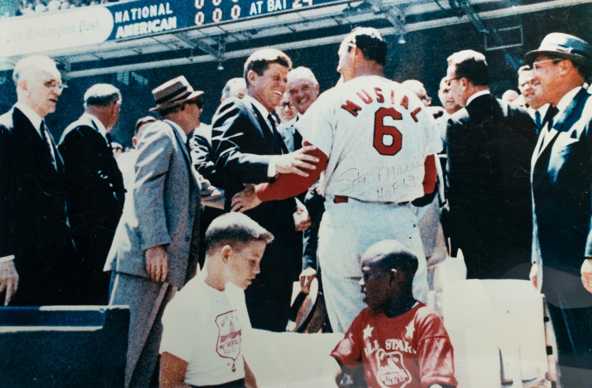 A Group of Stan Musial Decorative Material Including Items Displayed at Busch Stadium and Musial's Office at Stan The Man, Inc.,