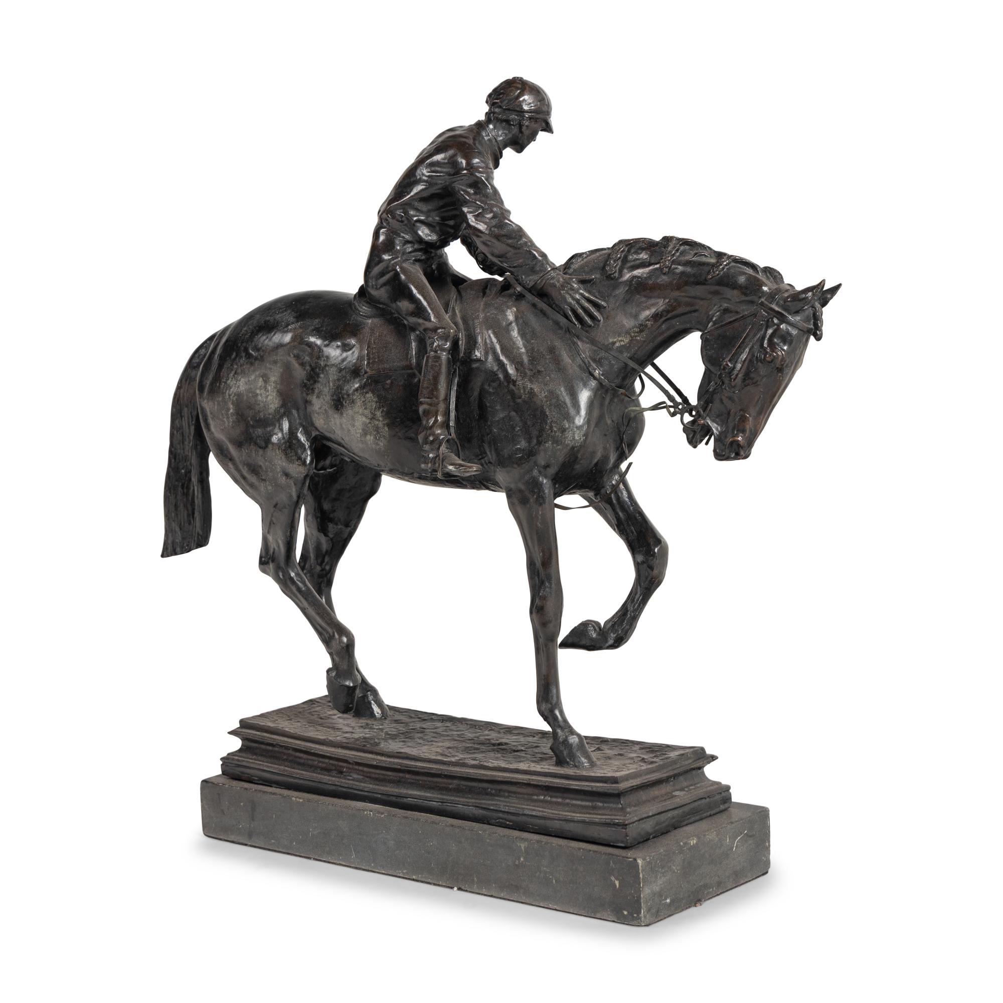 Isidore-Jules Bonheur (French, 1827-1901) — Horse and Jockey, After the Race