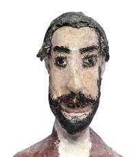 Seven Folk Art Carved and Painted Wood Figures