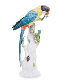 A Vienna Porcelain Parrot