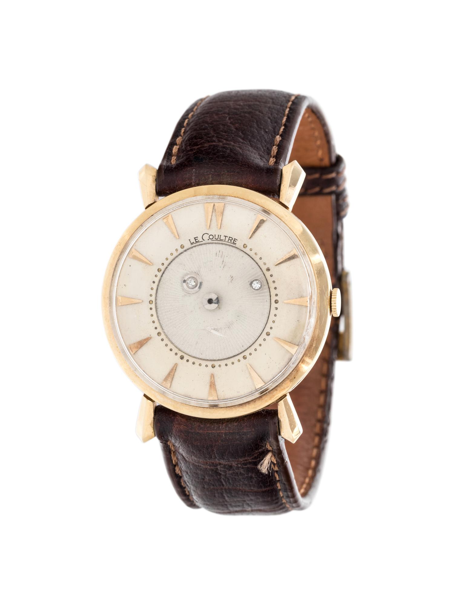 LeCOULTRE, 14K YELLOW GOLD REF. 182 'GALAXY MYSTERY' WRISTWATCH