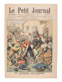 [AFRICAN AMERICANA]. Print ephemera related to enslavement and racism, comprising: