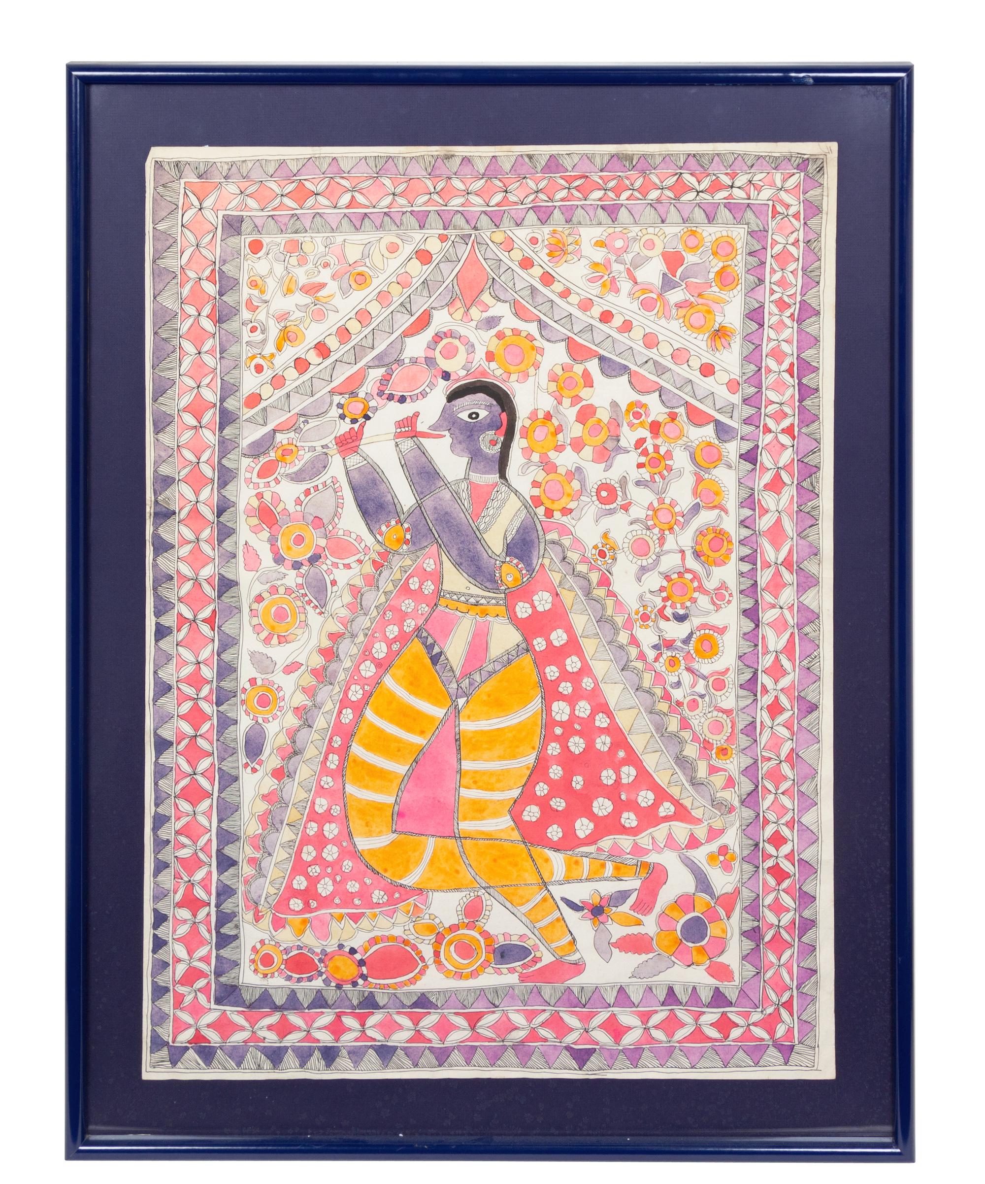 Two Southeast Asian Watercolors on Paper