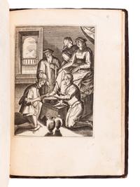 MAGNI, Pietro Paolo (b. 1525). Discorsi intorno al sanguinar i corpi humani il modo di ataccare le sanguisuche e ventose a far frittioni e vesicatorii . Rome: Bartolomeo Bonfadion e Tito Diani, 1584.