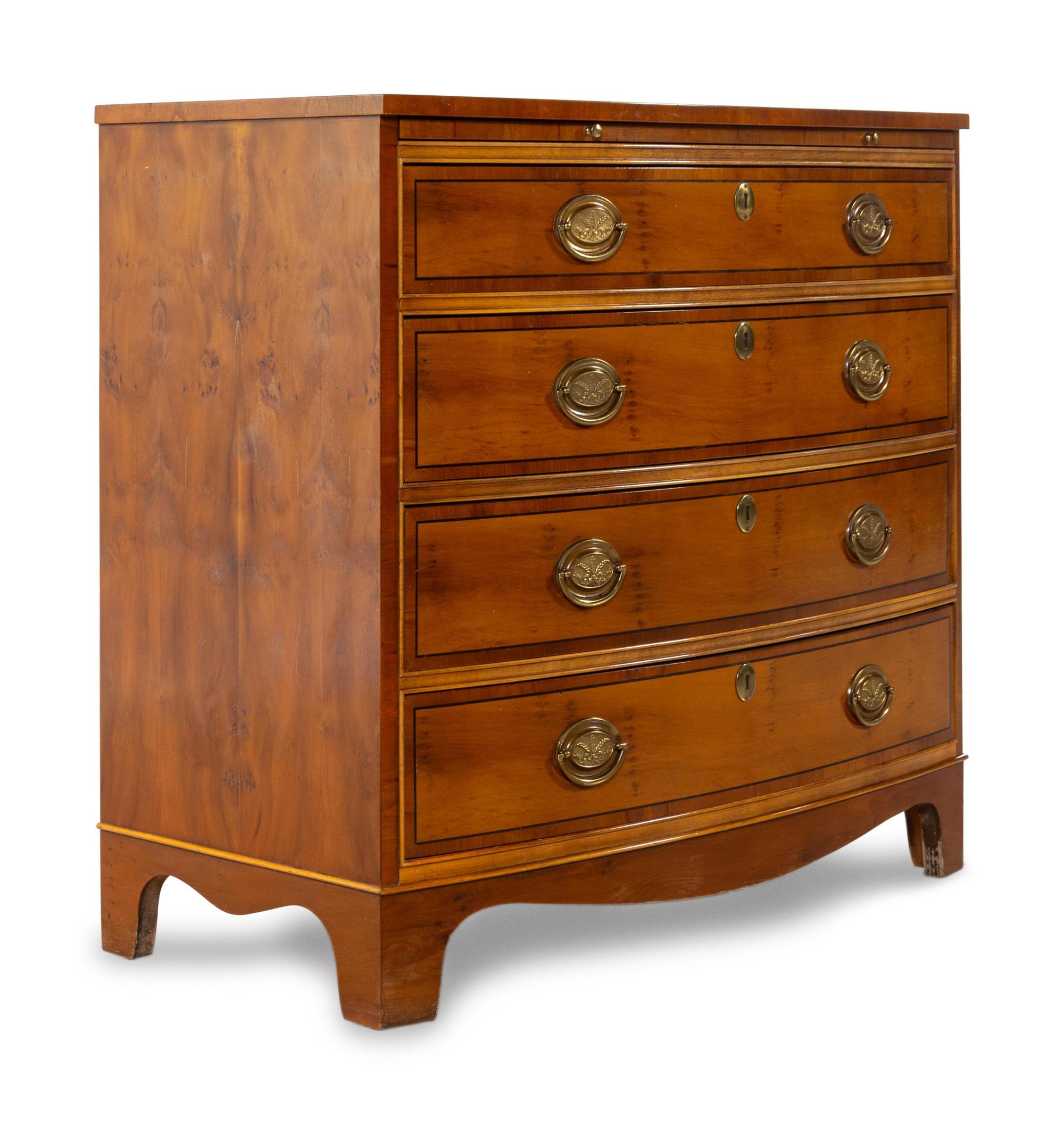 A George III Style Mahogany Chest of Drawers — HENREDON, 20TH CENTURY