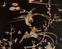A Set of Chinese Rosewood and Mother-of-Pearl Inlaid Furniture