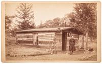 [WESTERN AMERICANA - COLORADO]. Home of the Woman Prospector. Boudoir photograph. ca 1885.