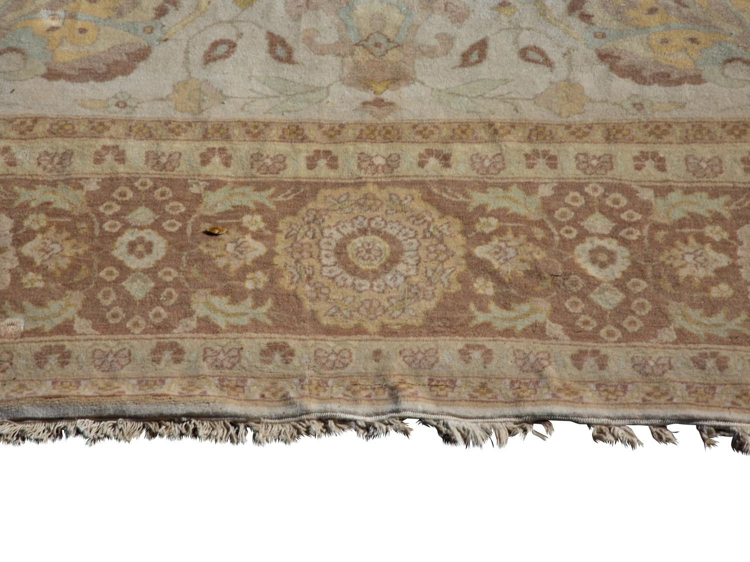 An Oushak Wool Room-Size Carpet — 20TH CENTURY