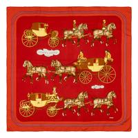 Hermès, Three Silk Scarves 90