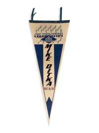 An Large Group of Mike Ditka Signed Autograph Items Featuring a Full Size Helmet, Framed Jersey and HOF Pennant