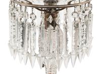 An American Cut Glass Table Lamp