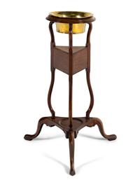 An English Walnut Jardiniere Stand