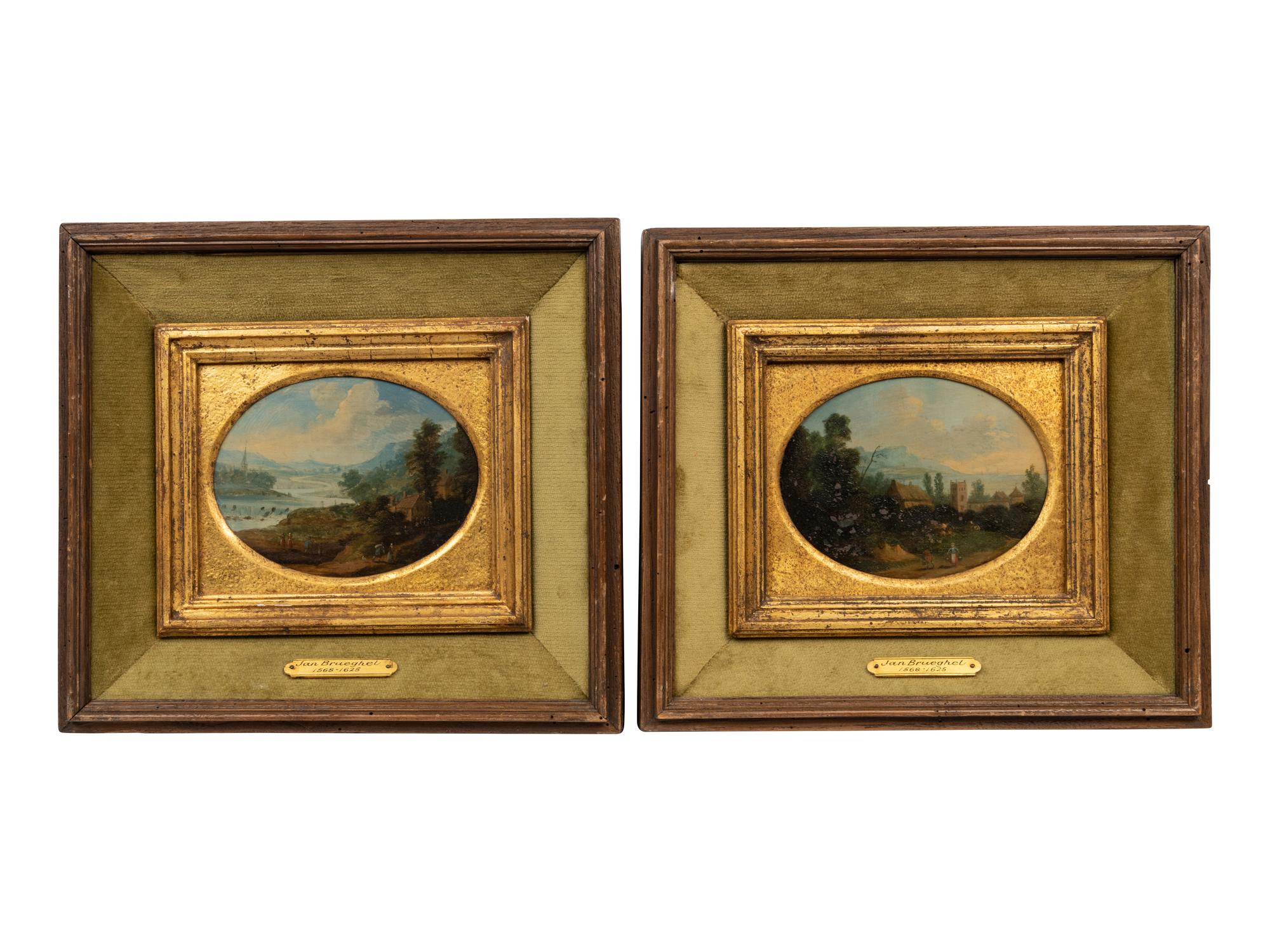 Pastoral Landscapes (a pair of works)