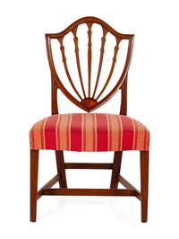 A Federal Mahogany Shield-Back Side Chair