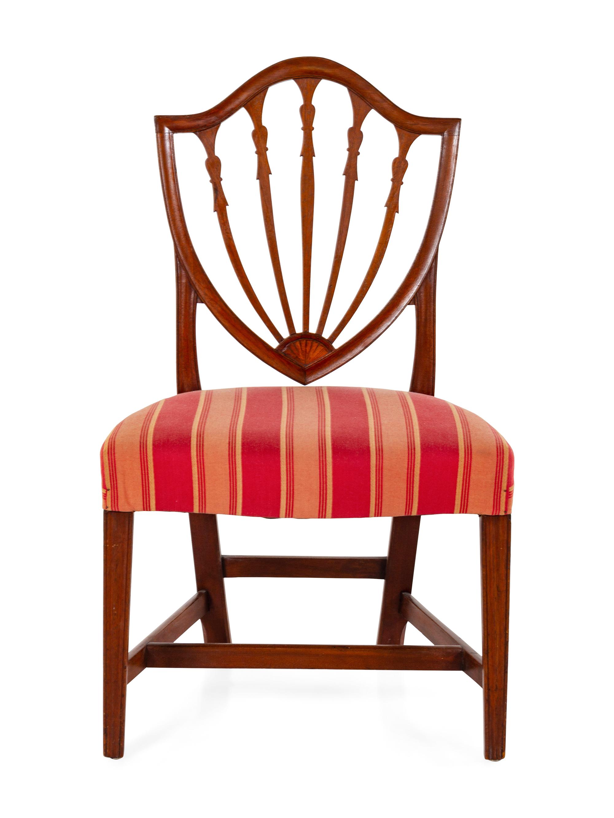 A Federal Mahogany Shield-Back Side Chair