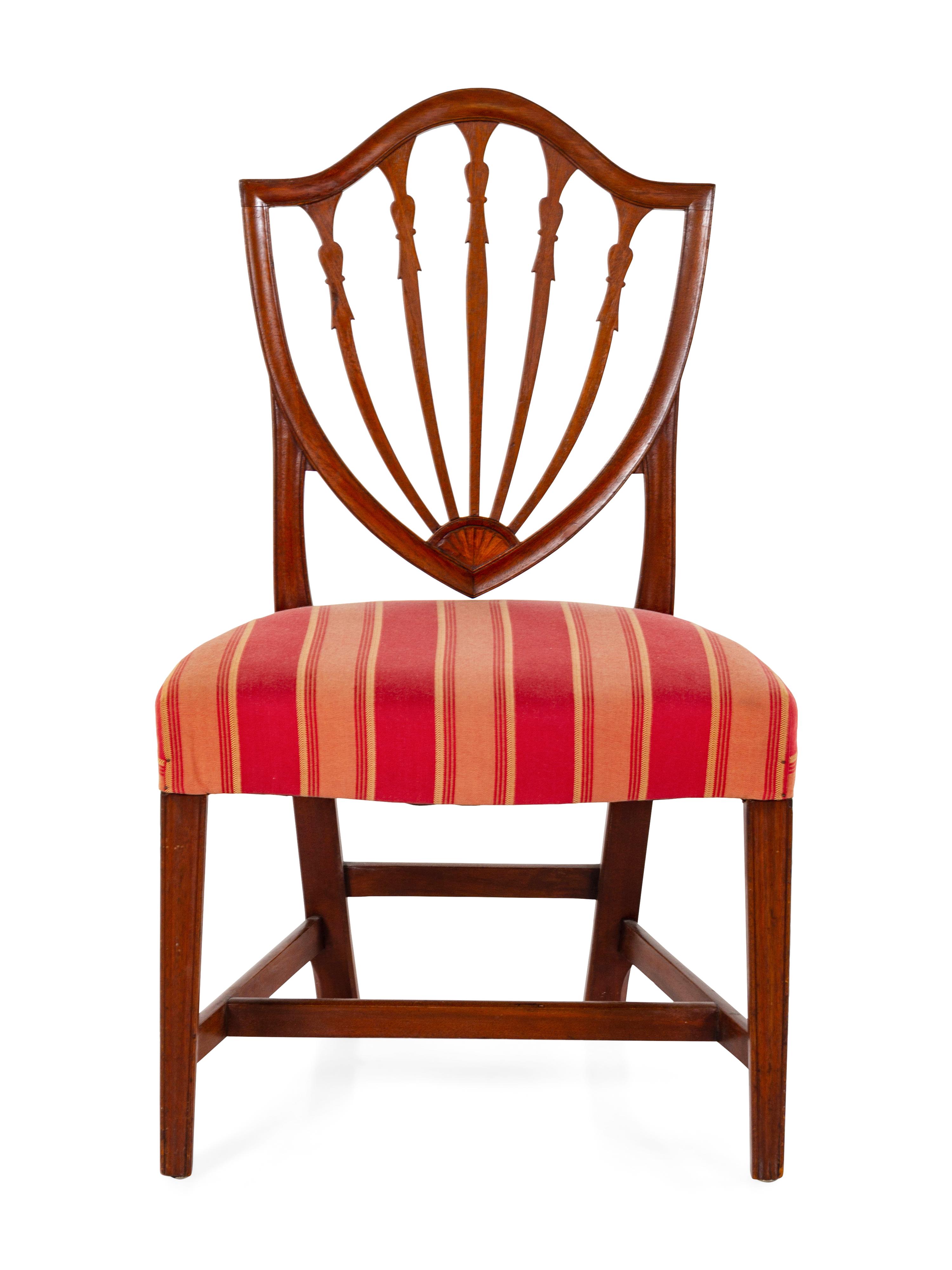 A Federal Mahogany Shield-Back Side Chair