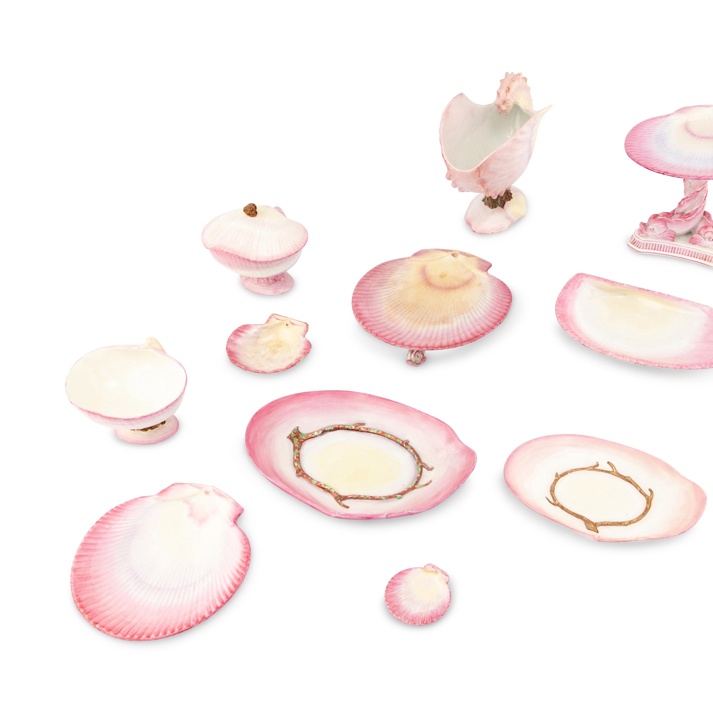 A Collection of Wedgwood Pink Pearlware Articles