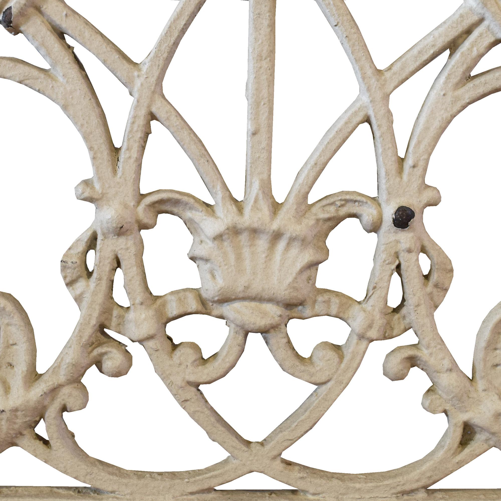 A Cast Iron Stair Panel from the Mecca Apartment Building, Chicago, IL. 42" W x .5" D x 30.5" H — United States, Circa 1891
