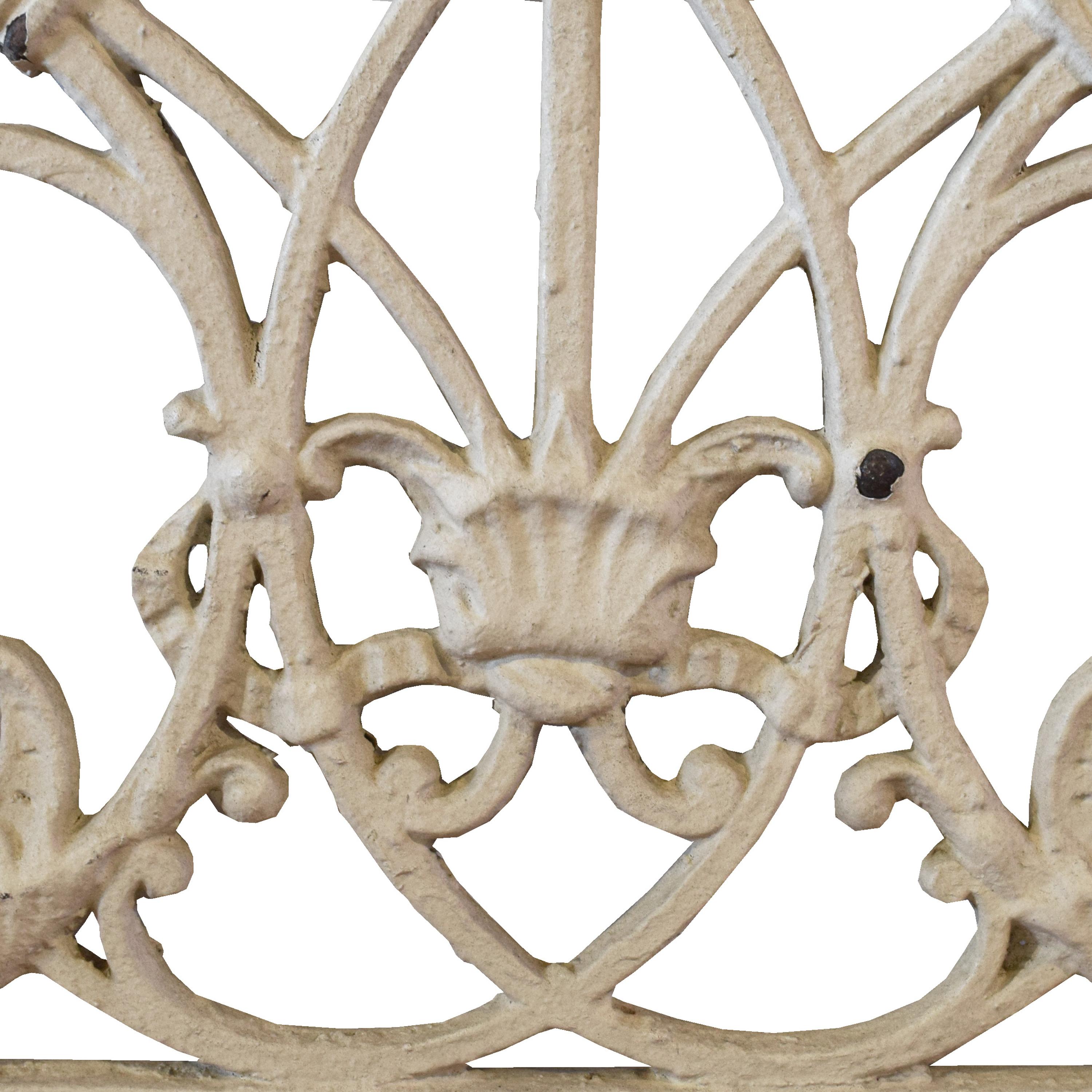 A Cast Iron Stair Panel from the Mecca Apartment Building, Chicago, IL. 42" W x .5" D x 30.5" H — United States, Circa 1891