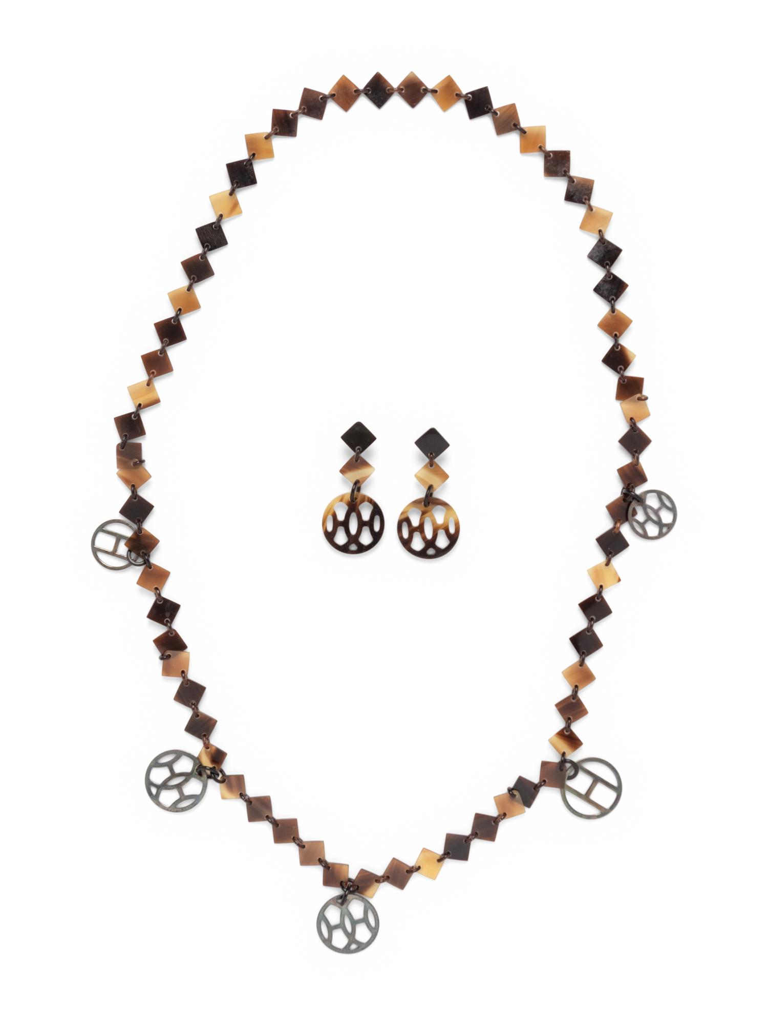 Hermès, Necklace & Ear Clips