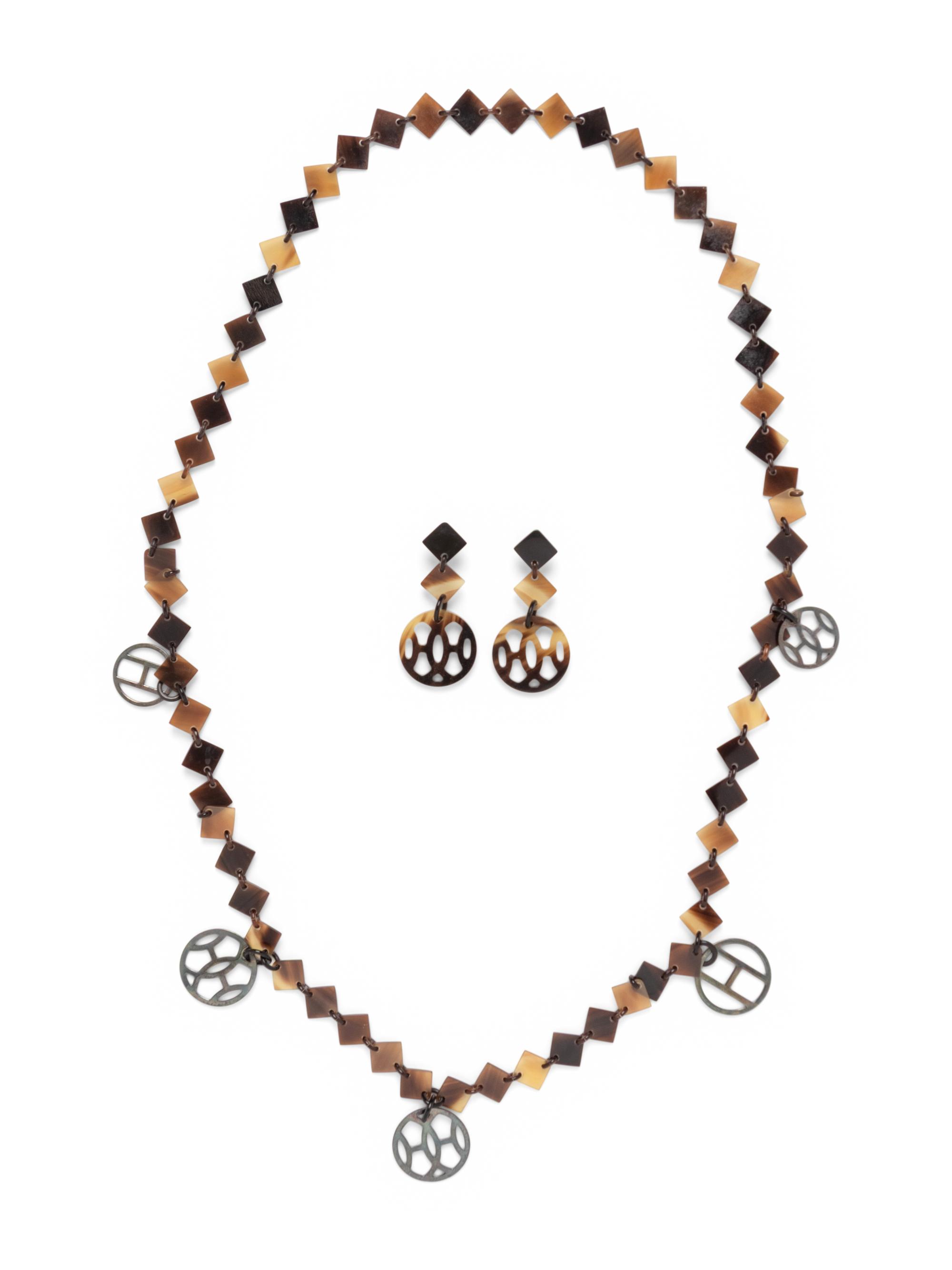 Hermès, Necklace & Ear Clips