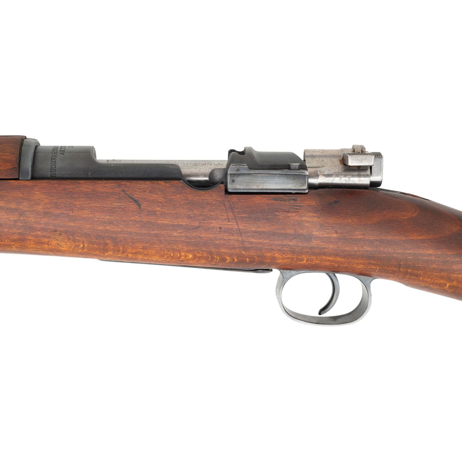 **Swedish Mauser M1938 Short Rifle with Flash Suppressor