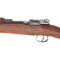 **Swedish Mauser M1938 Short Rifle with Flash Suppressor