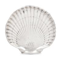 An American Silver Shell Tray