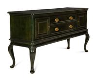 A Bernhardt Dark Green Stained Sideboard