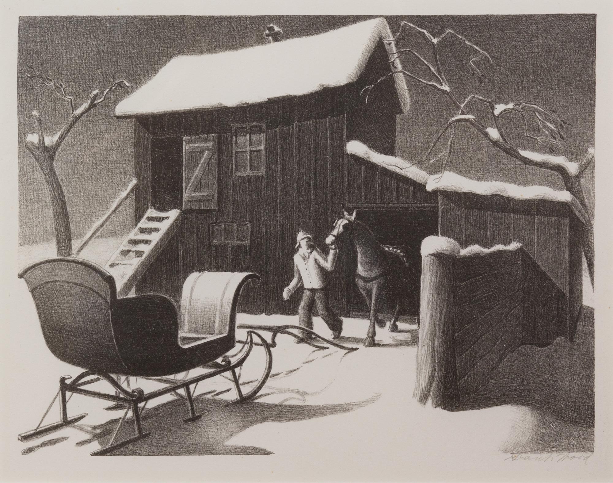 Grant Wood, (American, 1891-1942), December Afternoon, 1941