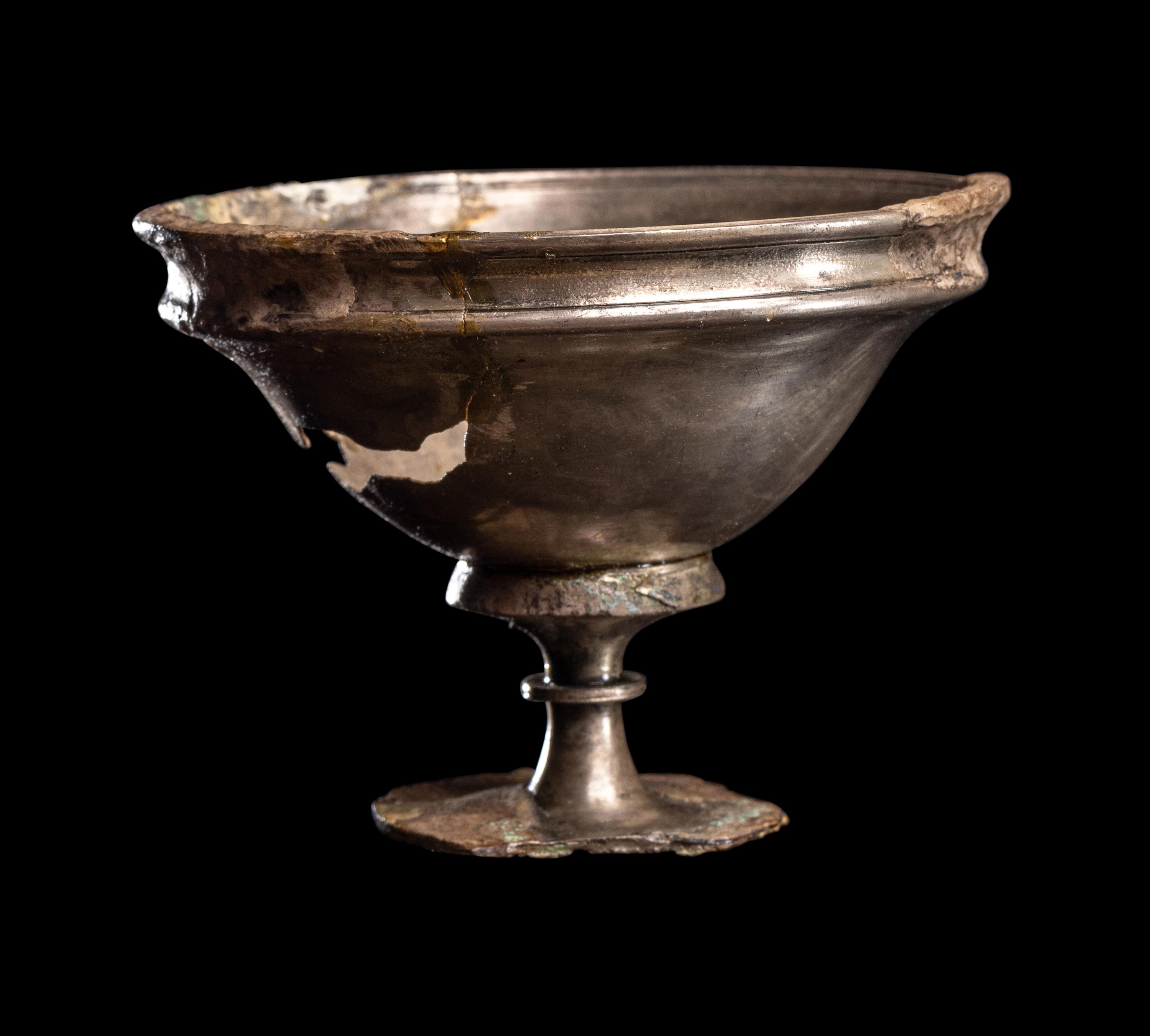 A Roman Silver Cereal Bowl