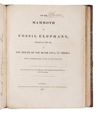 [NATURAL HISTORY] -- [JARDINE, William, Sir (1800-1874), his copy]. A sammelband of 14 offprints by various authors, an autograph letter, and a drawing, collected by William Jardine, including: