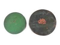 Four Oval Pantry Boxes in Old Paint